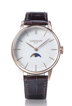 Locman 1960 fasi lunari PANNA CINTURINO MARRONE