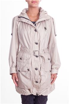 Trench blauer donna con tasche BEIGE E1