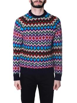 Maglia altea fantasia FUXIA
