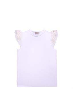 Tnin set t-shirt mezza manica BIANCO