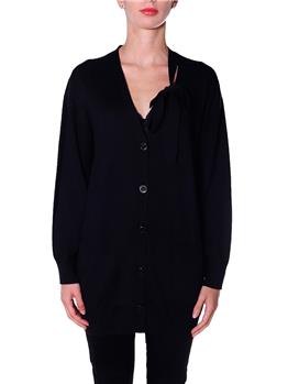 Cardigan twin set classico NERO