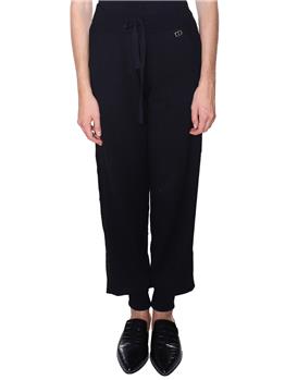 Pantalone twin set  canyon NERO