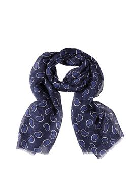 Sciarpa altea fantasia LIGHT NAVY