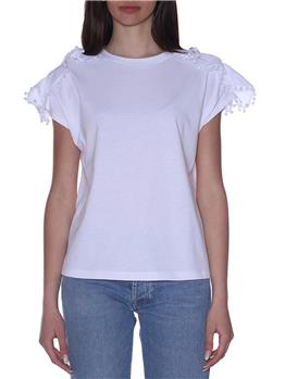 Blusa twinset BIANCO OTTICO