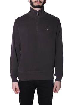 Felpa gant 1/2 zip MARRONE