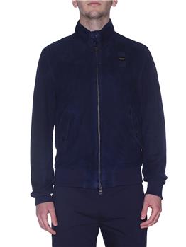 Bomber pelle vintage blauer BLU