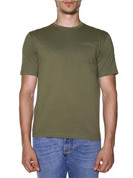 T-shirt aaspesi uomo taschino VERDE MILITARE
