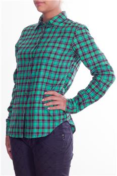 Camicia aspesi donna quadri VERDE Q3