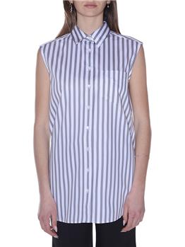 Camicia donna aspesi RIGA BIANCA GRIGIA