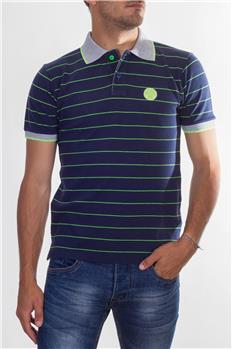 Polo gold rigata BLU E VERDE