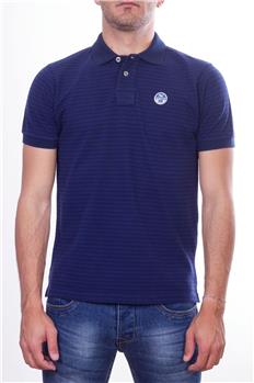 North sails polo uomo rigata BLU E BLUETTE P6