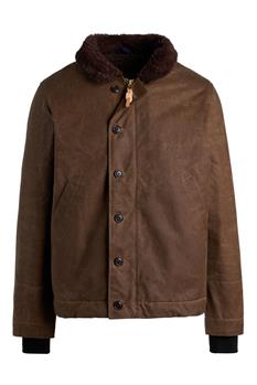 New deck jacket manifattura c DARK TAN