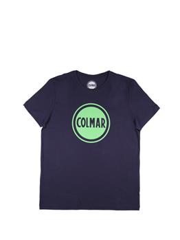 Colmar t-shirt logo giro collo BLU