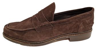 Tricker's adam castorino suede COFFEE