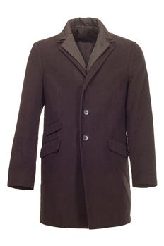 Cappotto aspesi con interno MARRONE SCURO