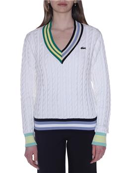 Pullover donna lacoste BLANC