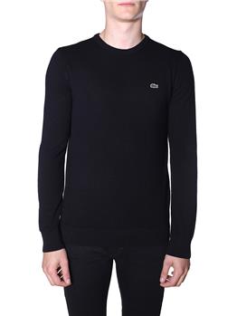 Maglia lacoste giro collo NERO