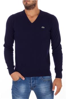 Maglia lacoste scollo v uomo BLU