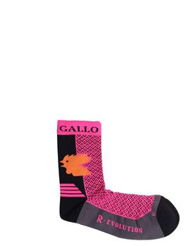 Calza tecnica uomo gallo FUXIA FLUO