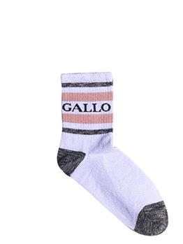 Calza lurex donna gallo BIANCO/LOTO