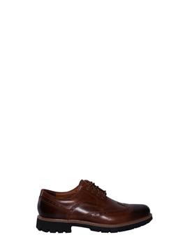 Clarks francesina uomo bassa MARRONE