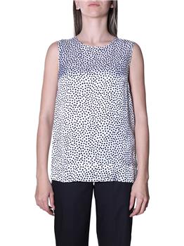 Blusa manila grace smanicata BIANCO