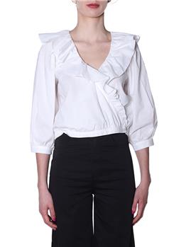 Camicia manila grace rouches OFF WHITE