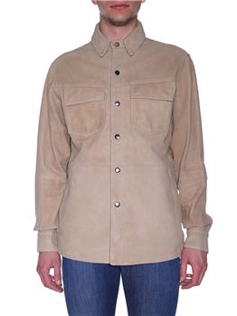 Camicia pelle uomo aspesi BEIGE