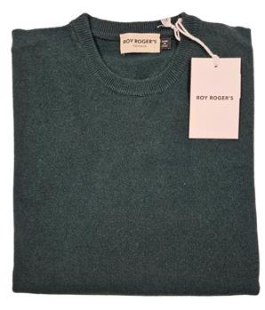 Maglia girocollo roy roger's BOTTLE GREEN