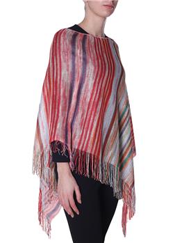 Missoni poncho rigato ROSA