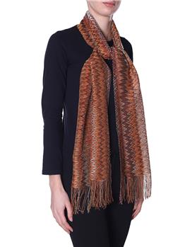 Missoni sciarpa frange ARANCIO