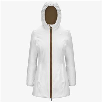 Piumino k-way donna denise WHITE G BROWN