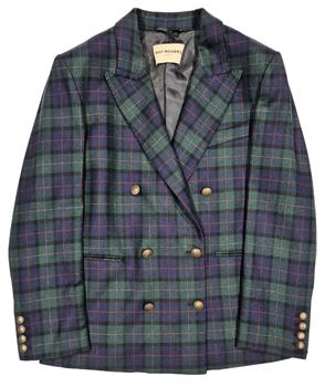 Giacca scottish check roy roge BLUE