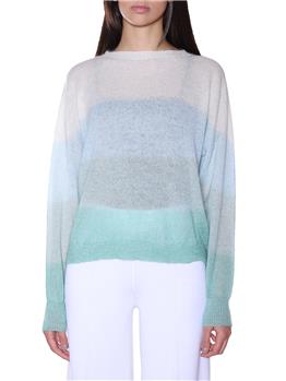 Maglia sfumatura liviana conti AZZURRO