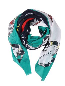 Foulard manila grace quadrato VERDE