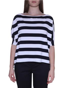 Maglia barchetta over livianac RIGA BIANCA BLU
