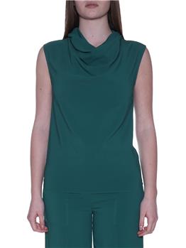 Blusa drappeggio liviana conti VERDE