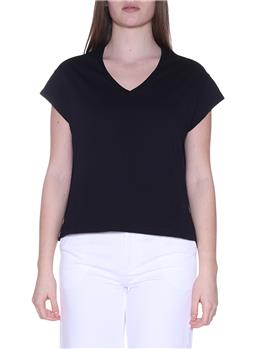 T-shirt scollo v liviana conti NERO