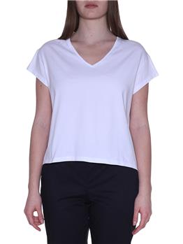 T-shirt scollo v liviana conti BIANCO