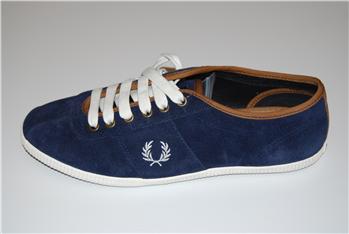 Scarpa fred perry bassa BLU