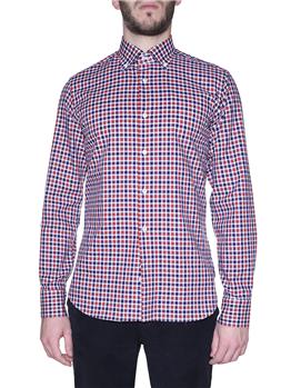 Camicia golf by montanelli ROSSO BLU BIANCO