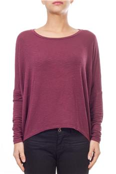 Manila grace t-shirt lunga BORDEAUX Y5