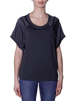 T-shirt manila grace raso NERO