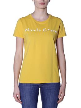 T-shirt manila grace classica GIALLO AMBRA