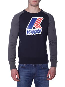 Elpa k-way scritta grande BLU