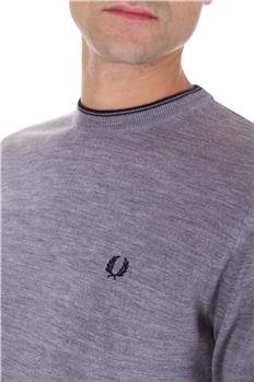 Maglia fred perry giro collo GRIGIO CHIARO