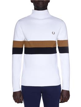 Dolcevita fred perry uomo SNOW WHITE