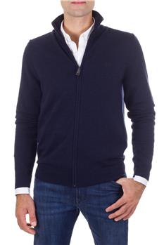 Maglia fred perry full zip BLU Y9