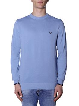 Maglia fred perry giro collo CELESTE CHIARO