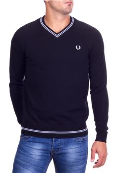 Maglia fred perry scollo v NERO Y7